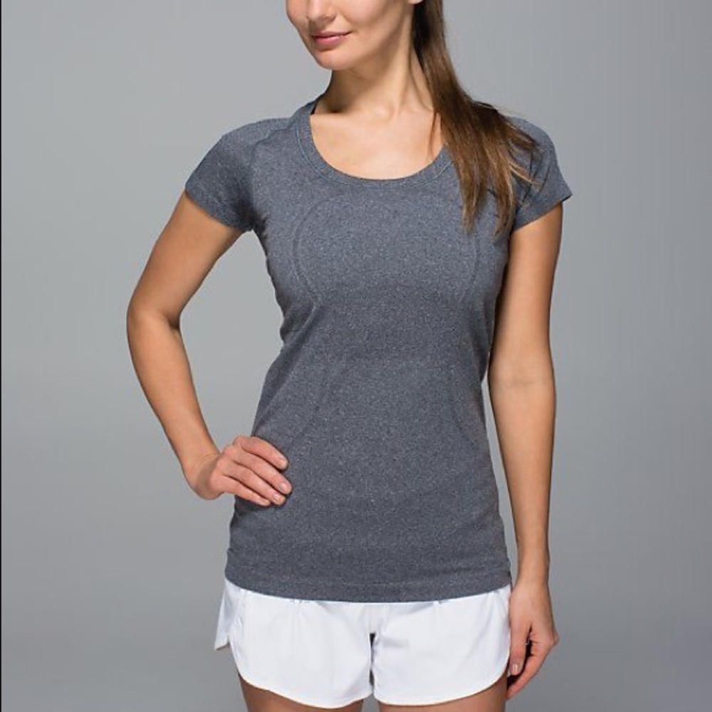 Lululemon swiftly tech grey short sleeve